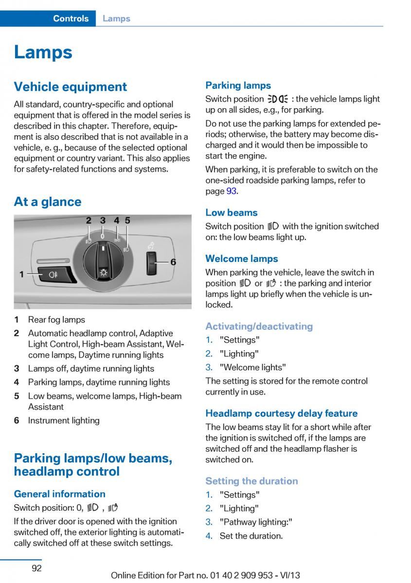 BMW M5 F10 M Power owners manual / page 92