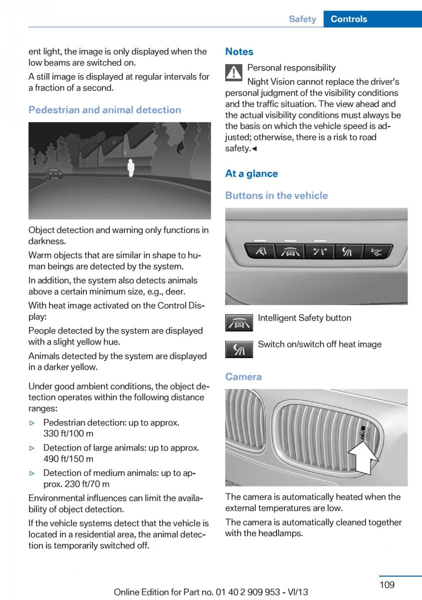 BMW M5 F10 M Power owners manual / page 109