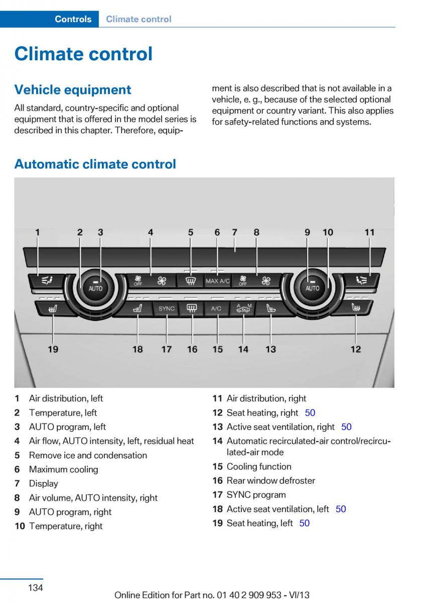 BMW M5 F10 M Power owners manual / page 134