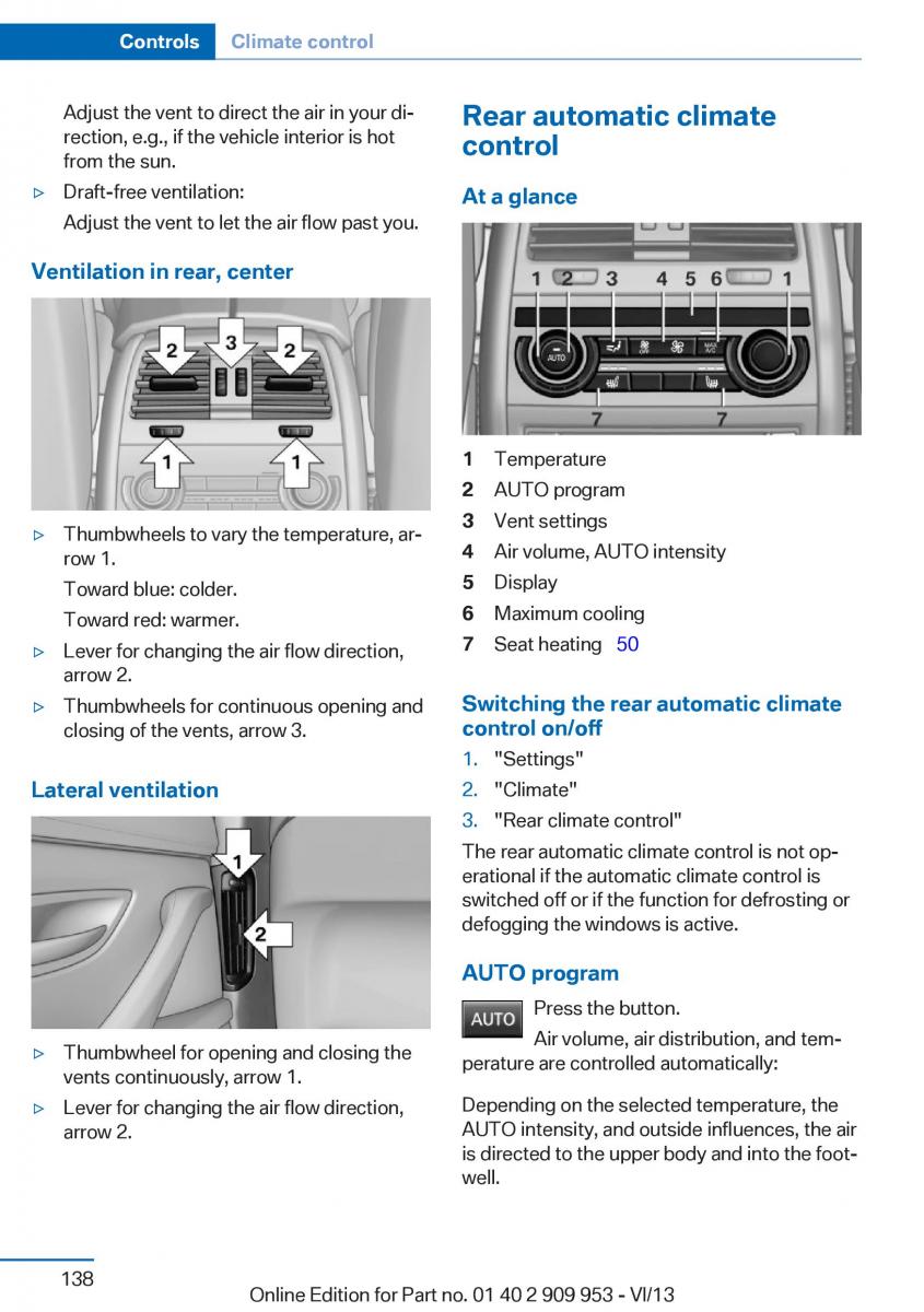 BMW M5 F10 M Power owners manual / page 138