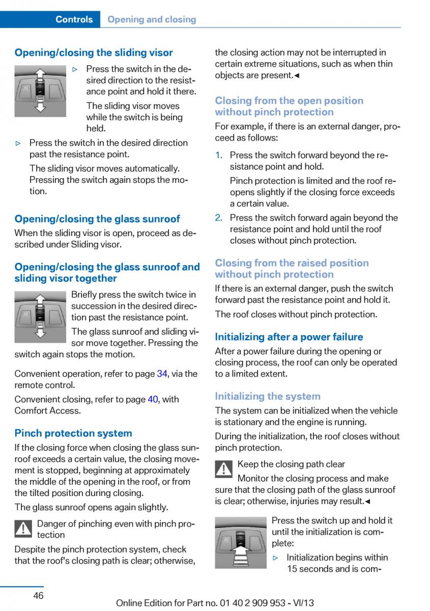 BMW M5 F10 M Power owners manual / page 46