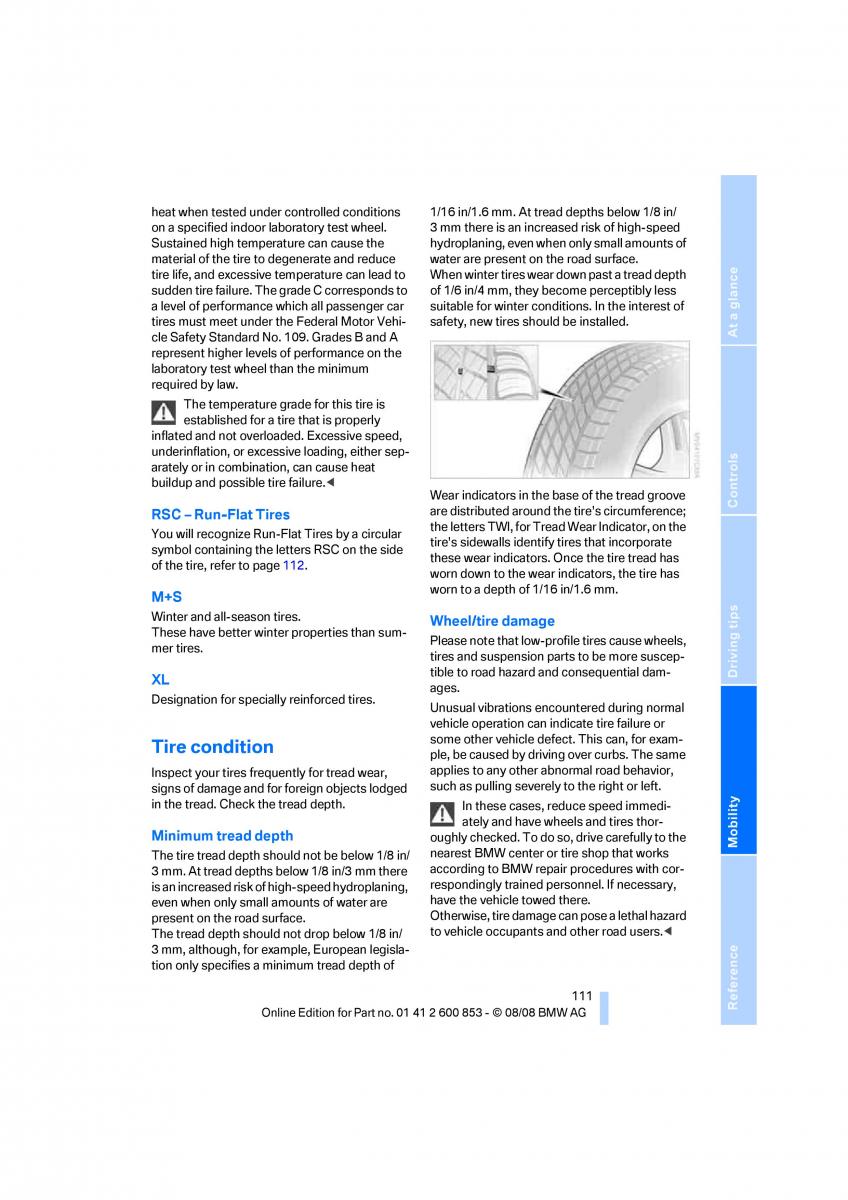 BMW 1 E87 convertible owners manual / page 113