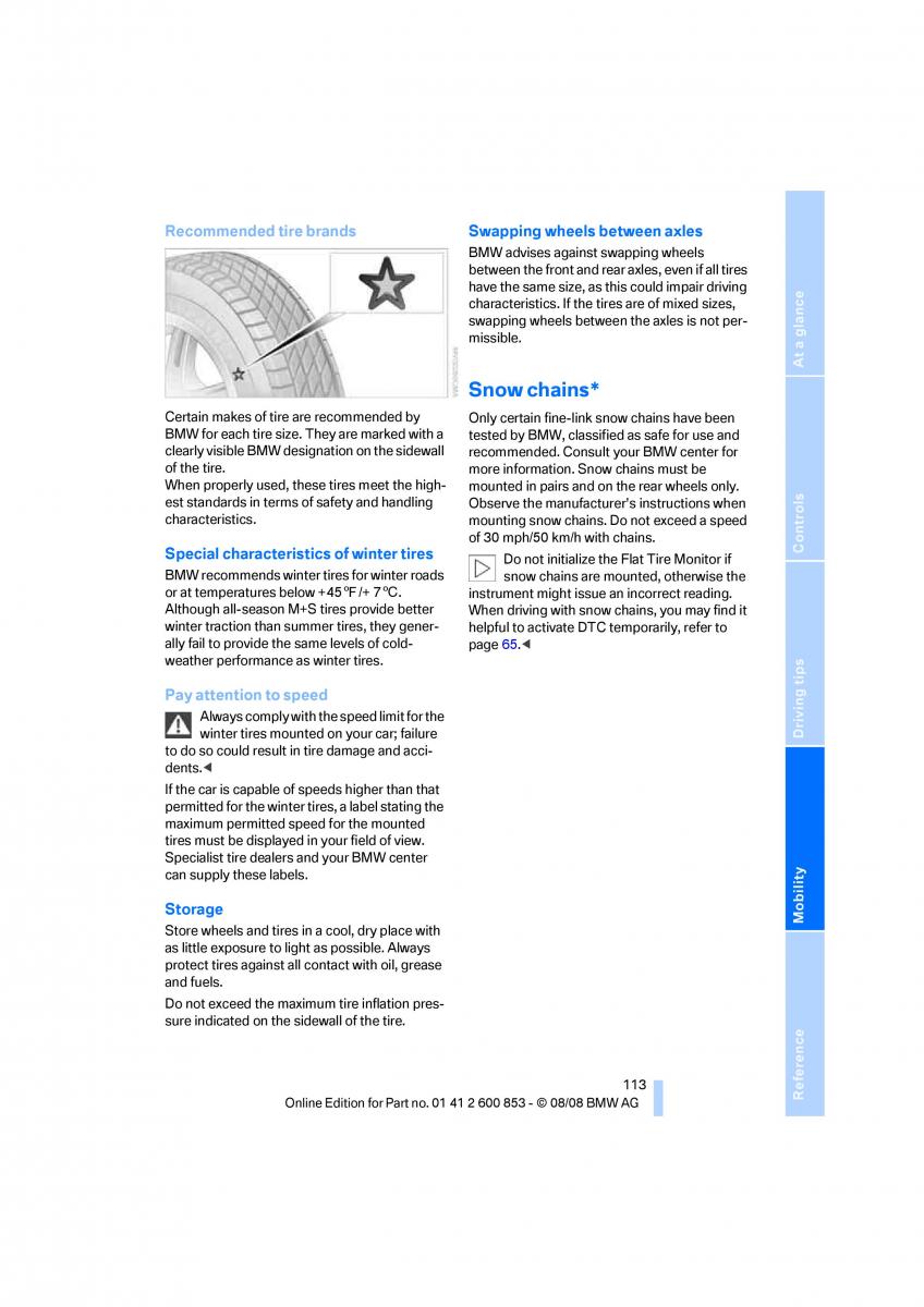 BMW 1 E87 convertible owners manual / page 115