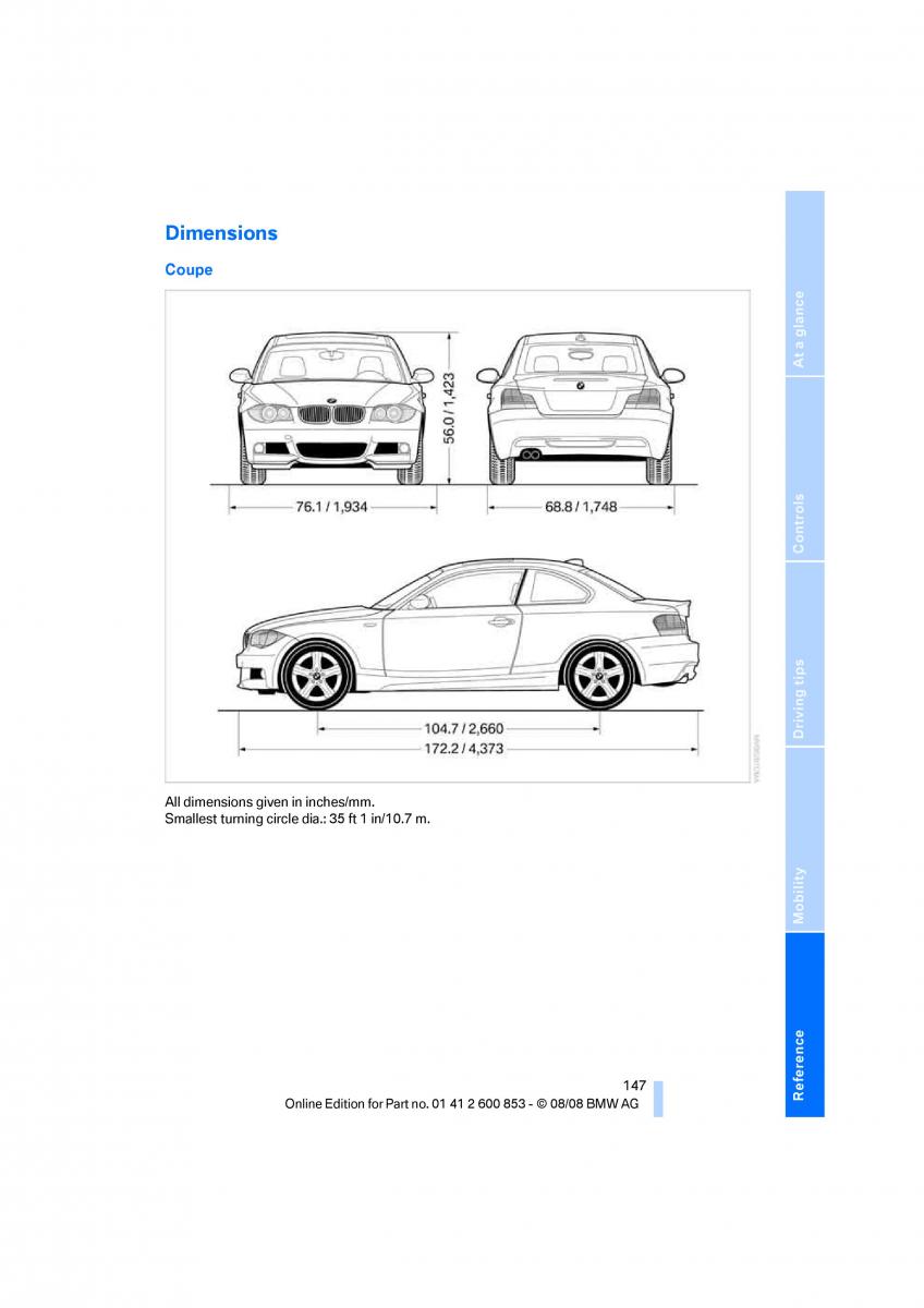 BMW 1 E87 convertible owners manual / page 149