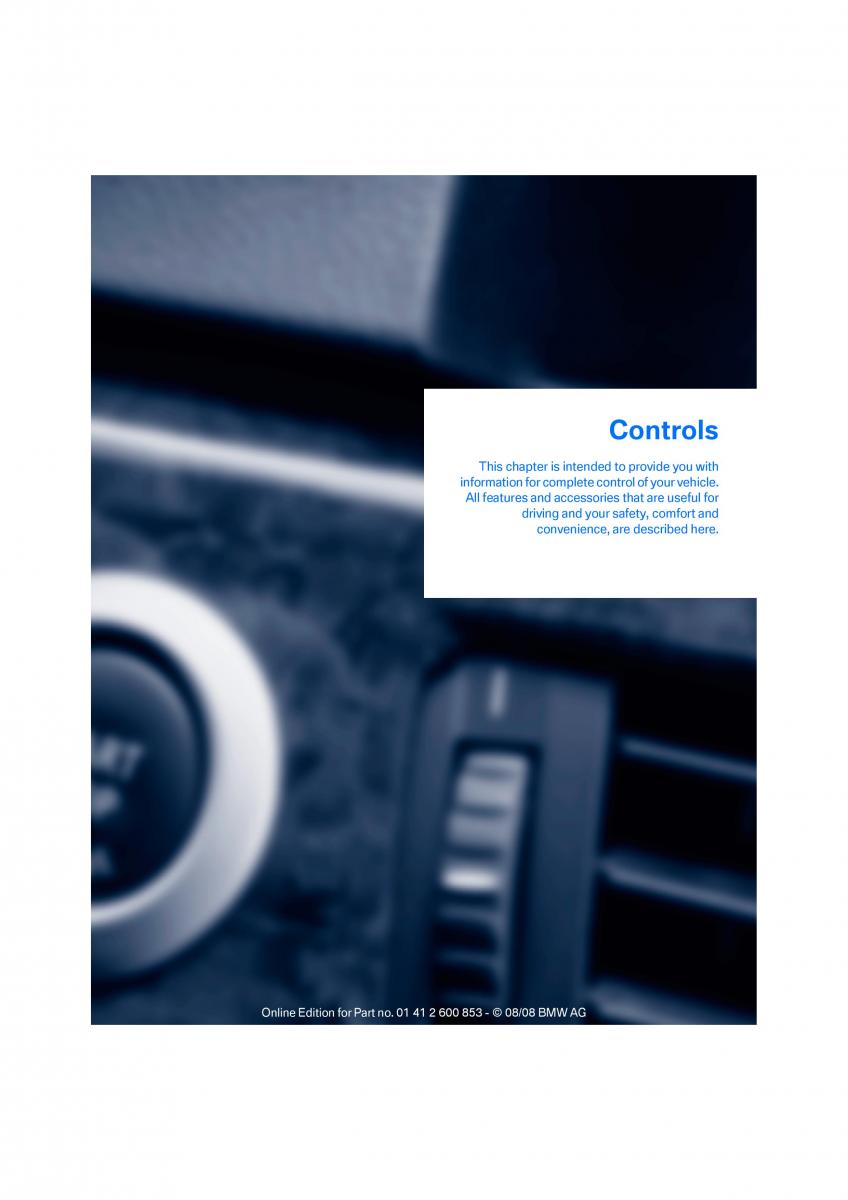 BMW 1 E87 convertible owners manual / page 19