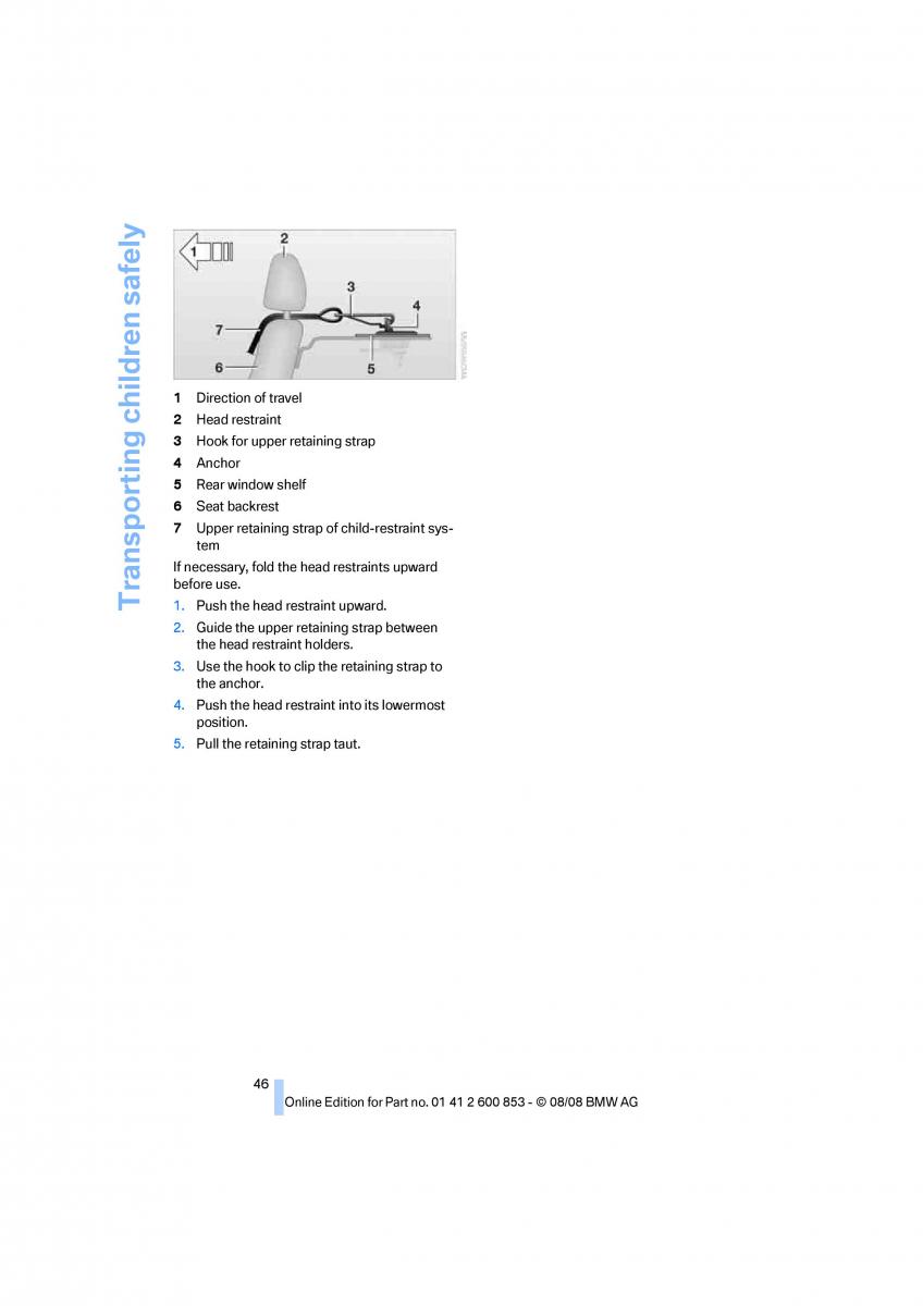 BMW 1 E87 convertible owners manual / page 48