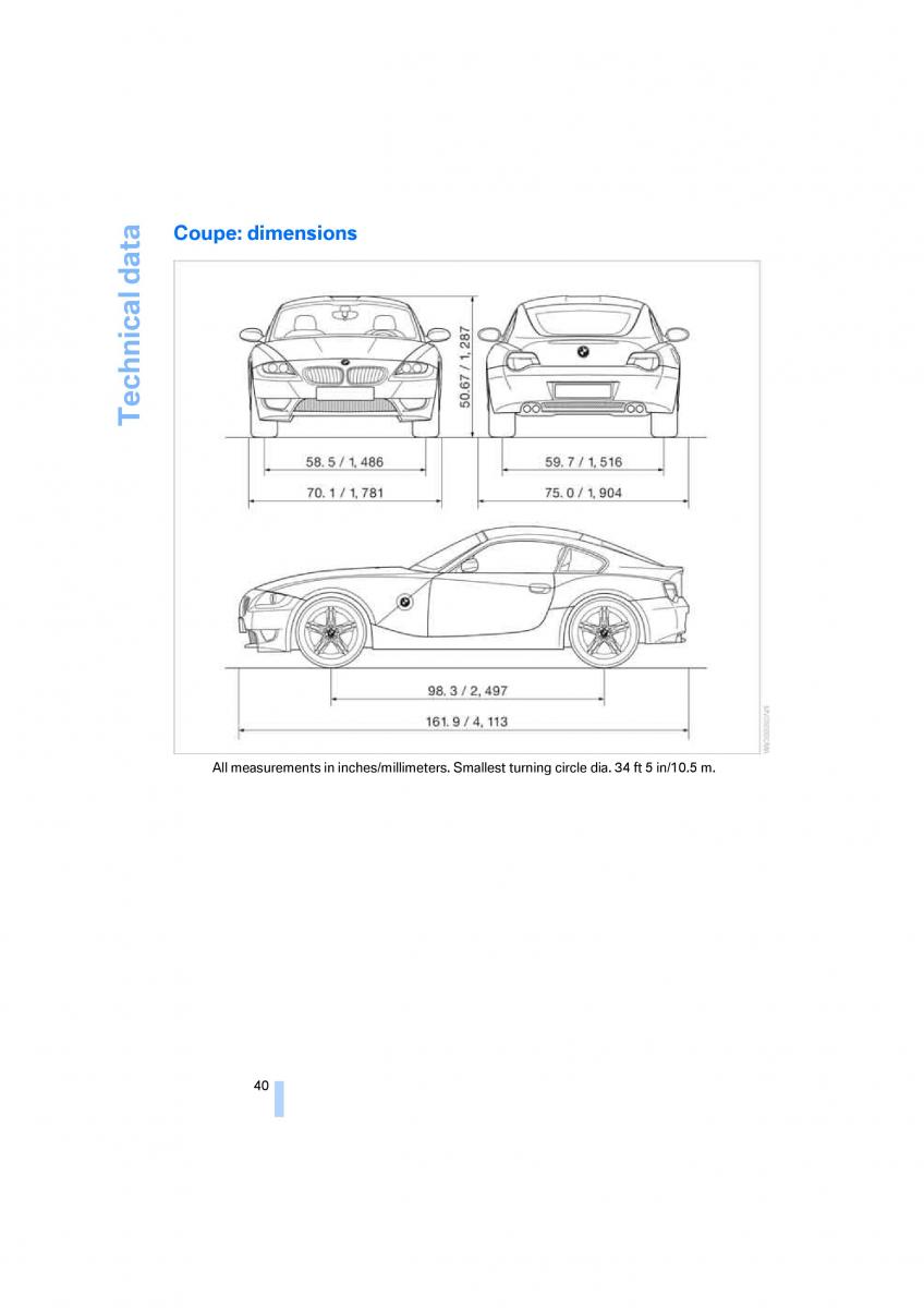 BMW Z4M E86 M Power Coupe owners manual / page 42