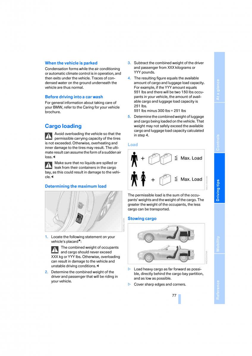 BMW Z4 E89 owners manual / page 79