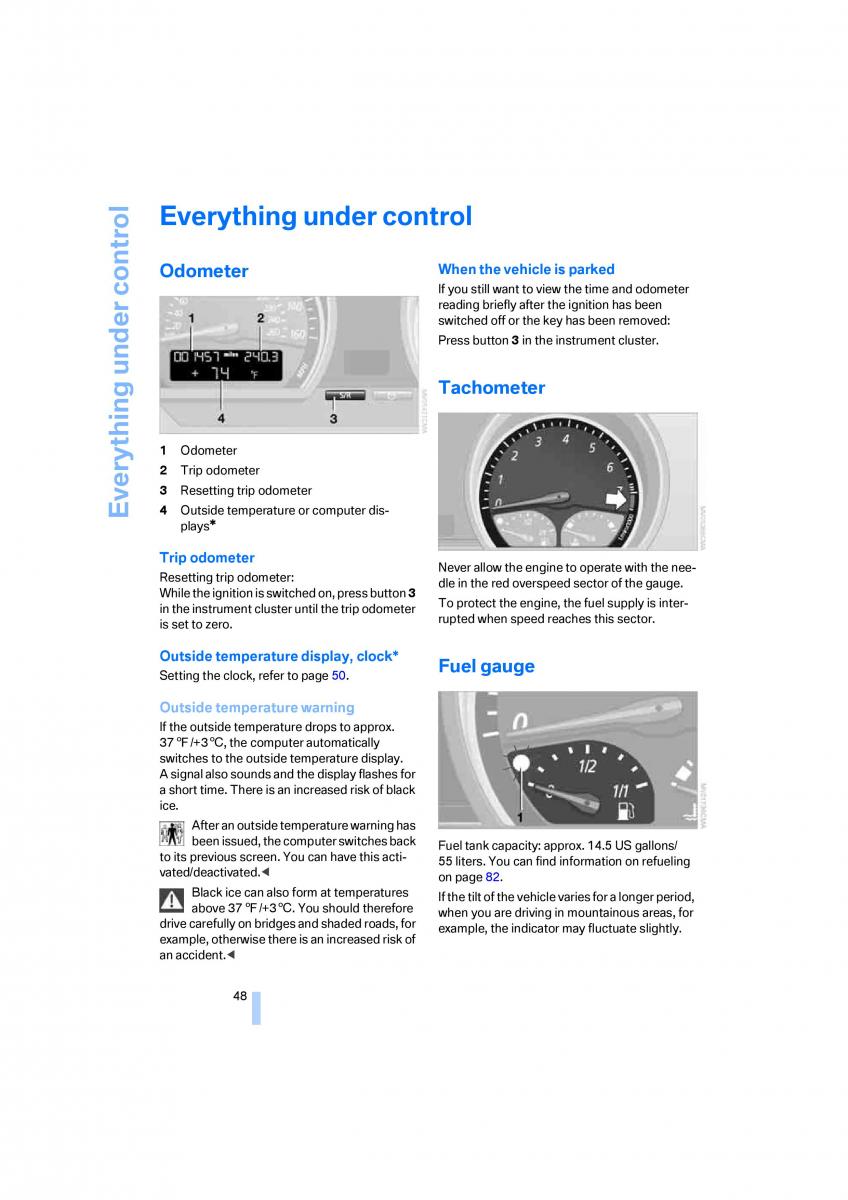 BMW Z4 E89 owners manual / page 50