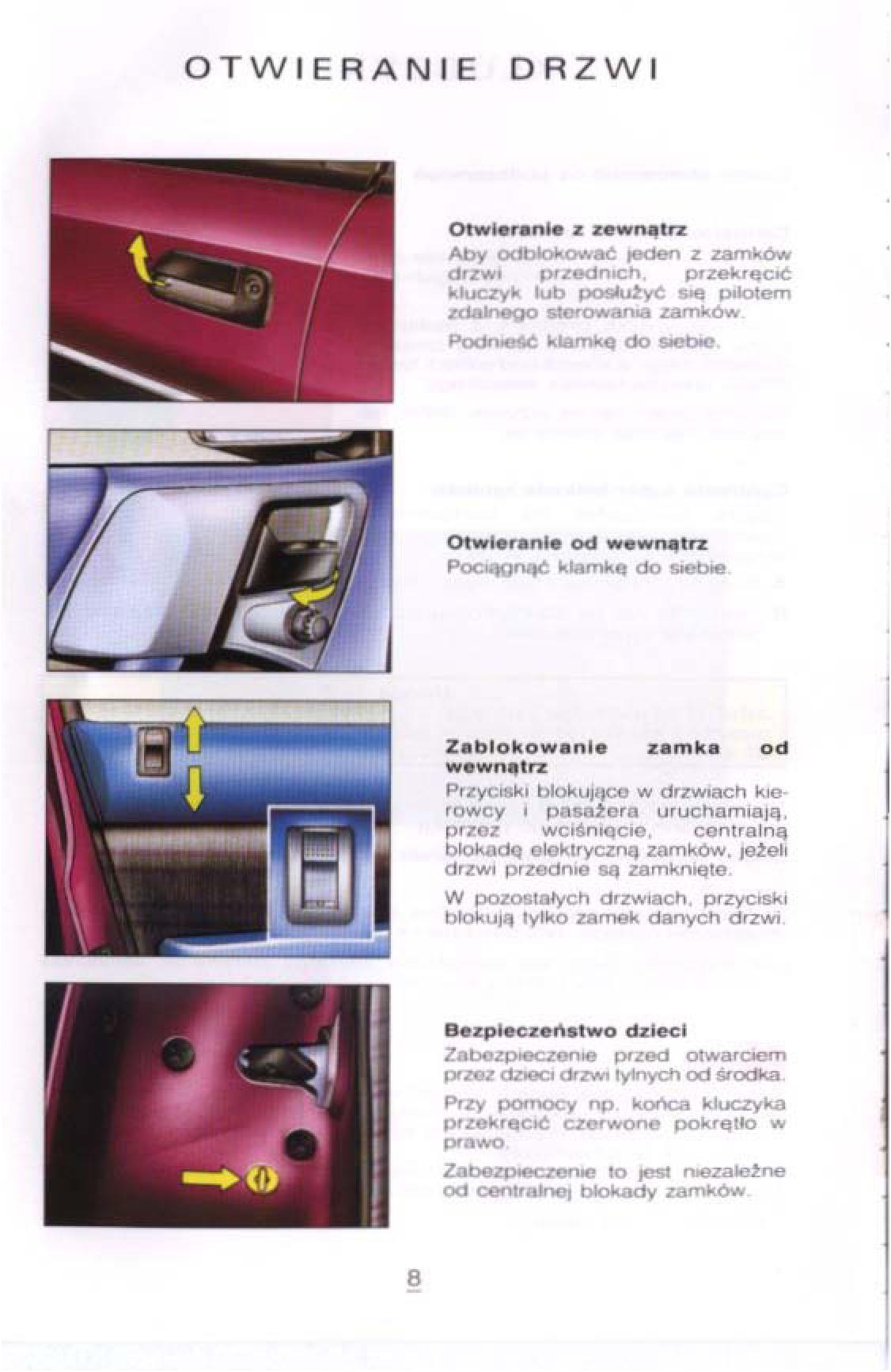 Citroen Xantia I 1 instrukcja obslugi / page 7