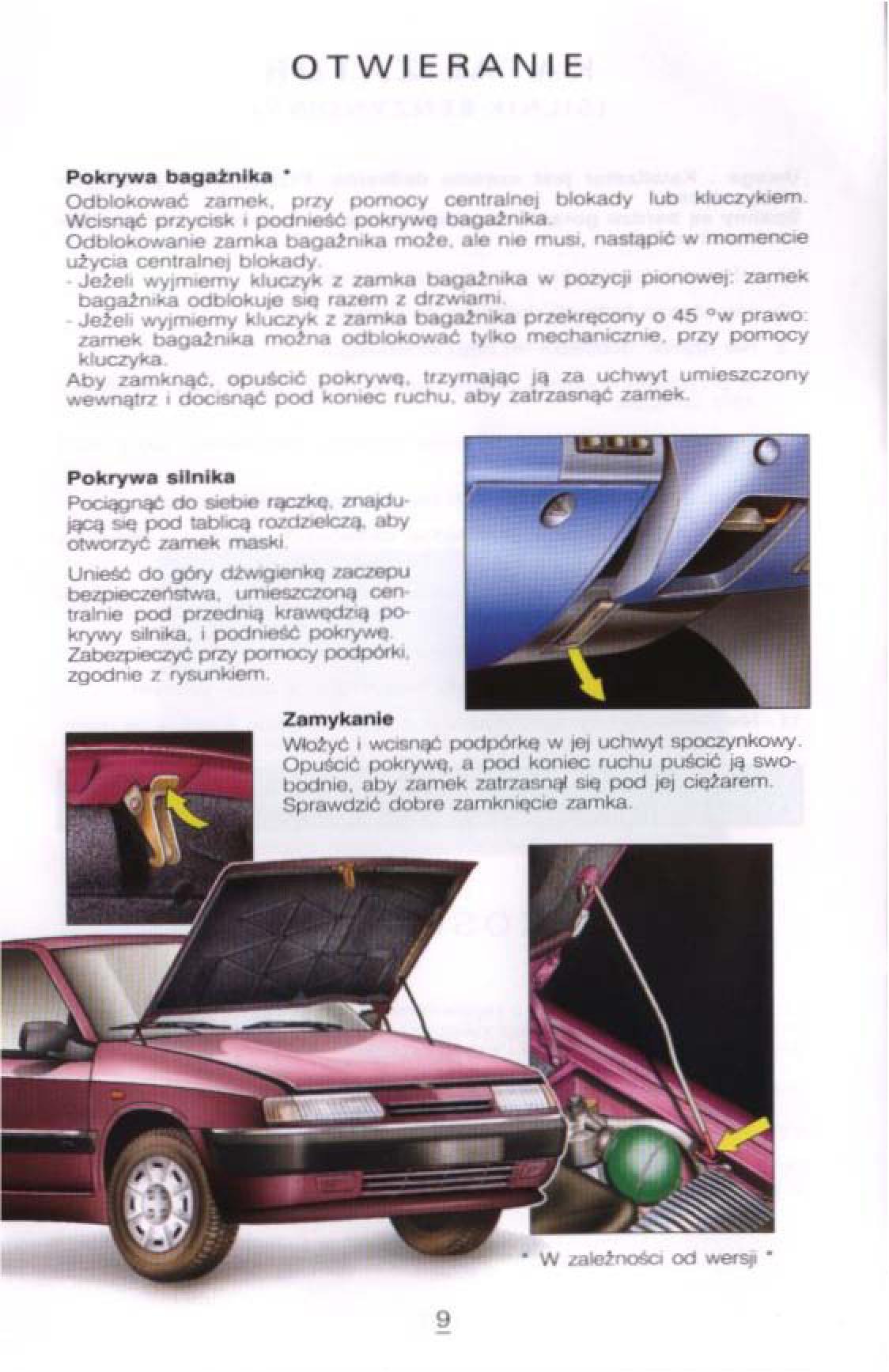 Citroen Xantia I 1 instrukcja obslugi / page 8