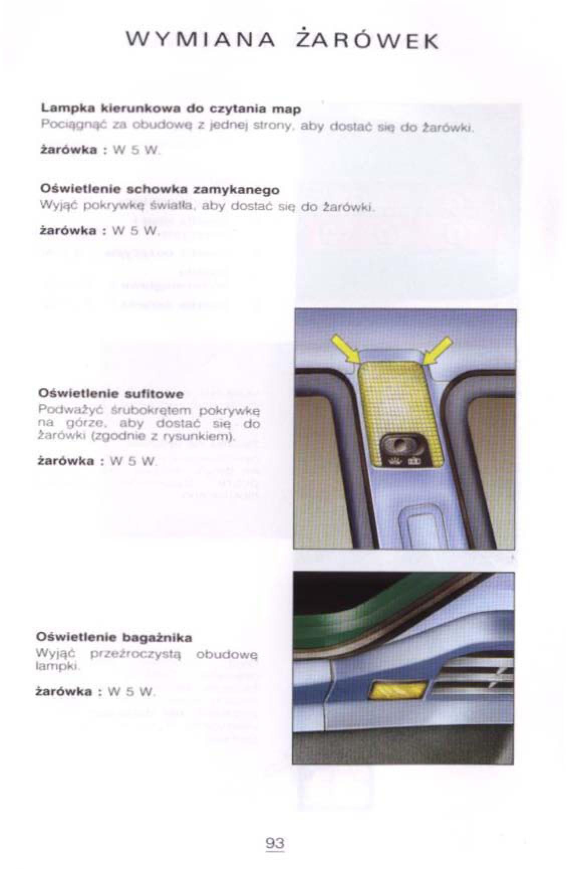 Citroen Xantia I 1 instrukcja obslugi / page 89