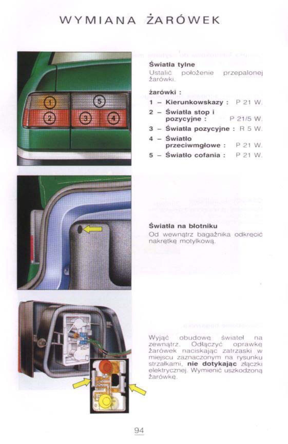 Citroen Xantia I 1 instrukcja obslugi / page 90