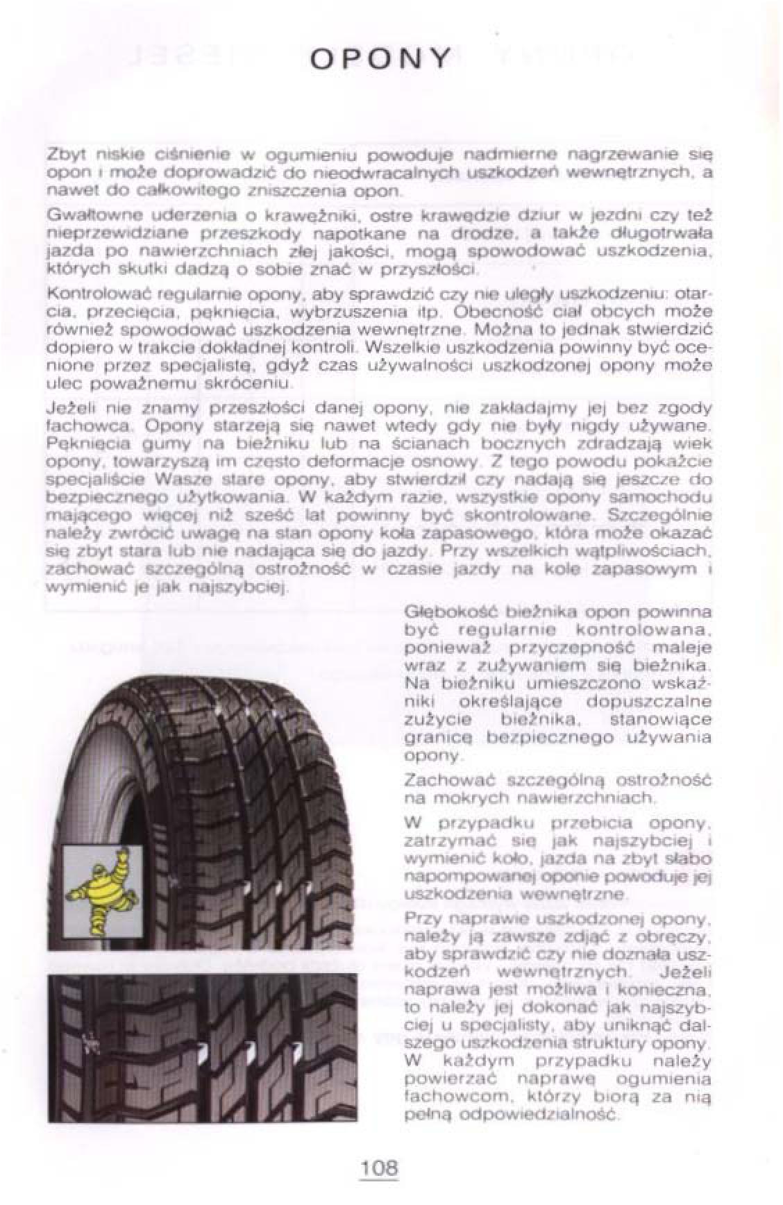 Citroen Xantia I 1 instrukcja obslugi / page 103