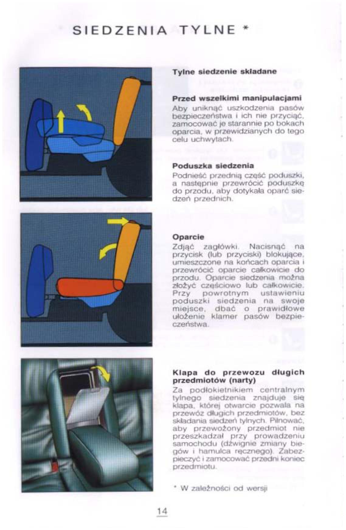 Citroen Xantia I 1 instrukcja obslugi / page 13