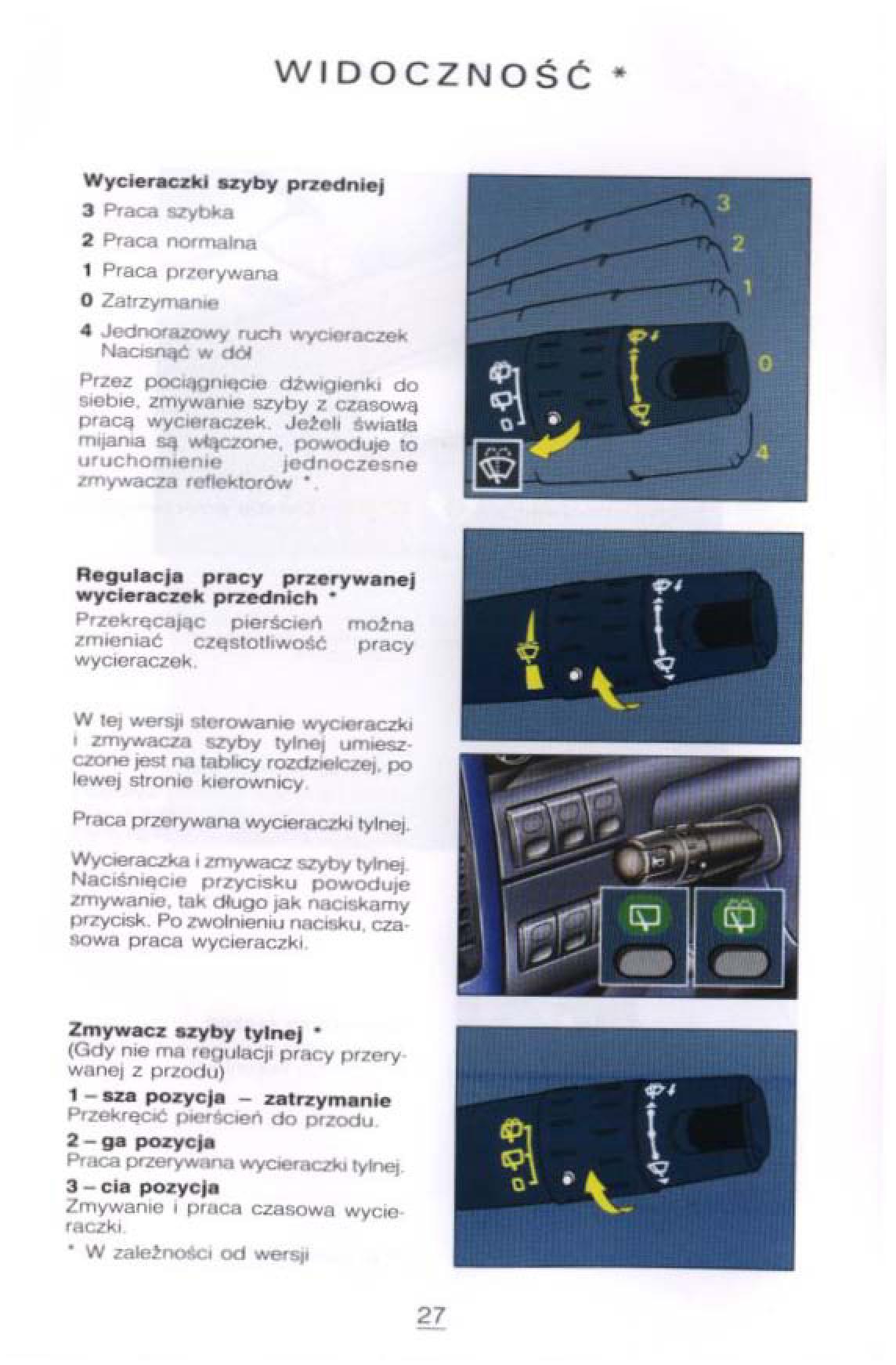 Citroen Xantia I 1 instrukcja obslugi / page 28