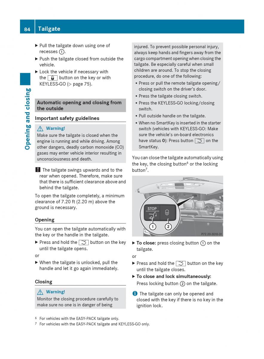 manual  Mercedes Benz R Class owners manual / page 86