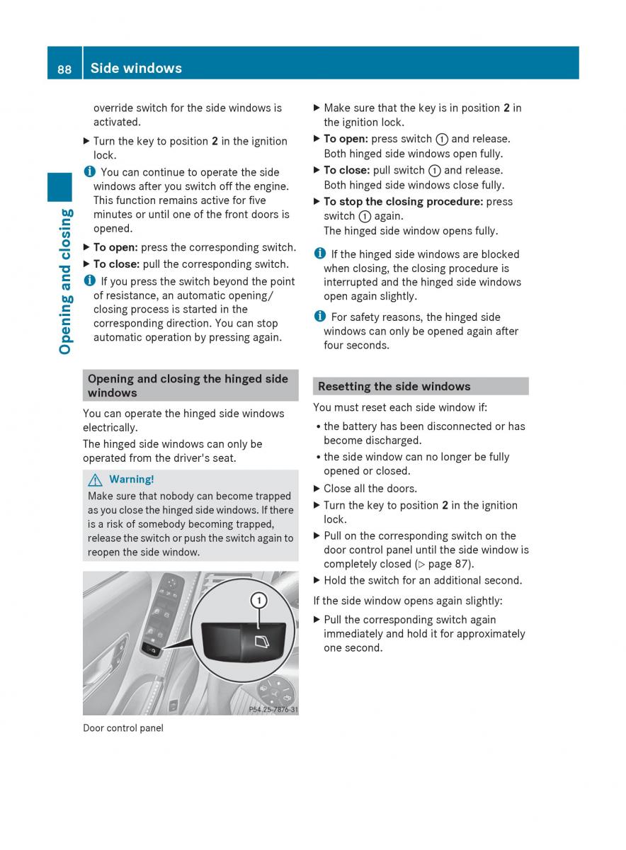 manual  Mercedes Benz R Class owners manual / page 90