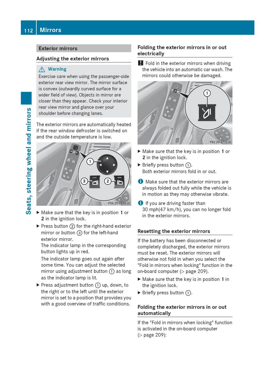 manual  Mercedes Benz R Class owners manual / page 114