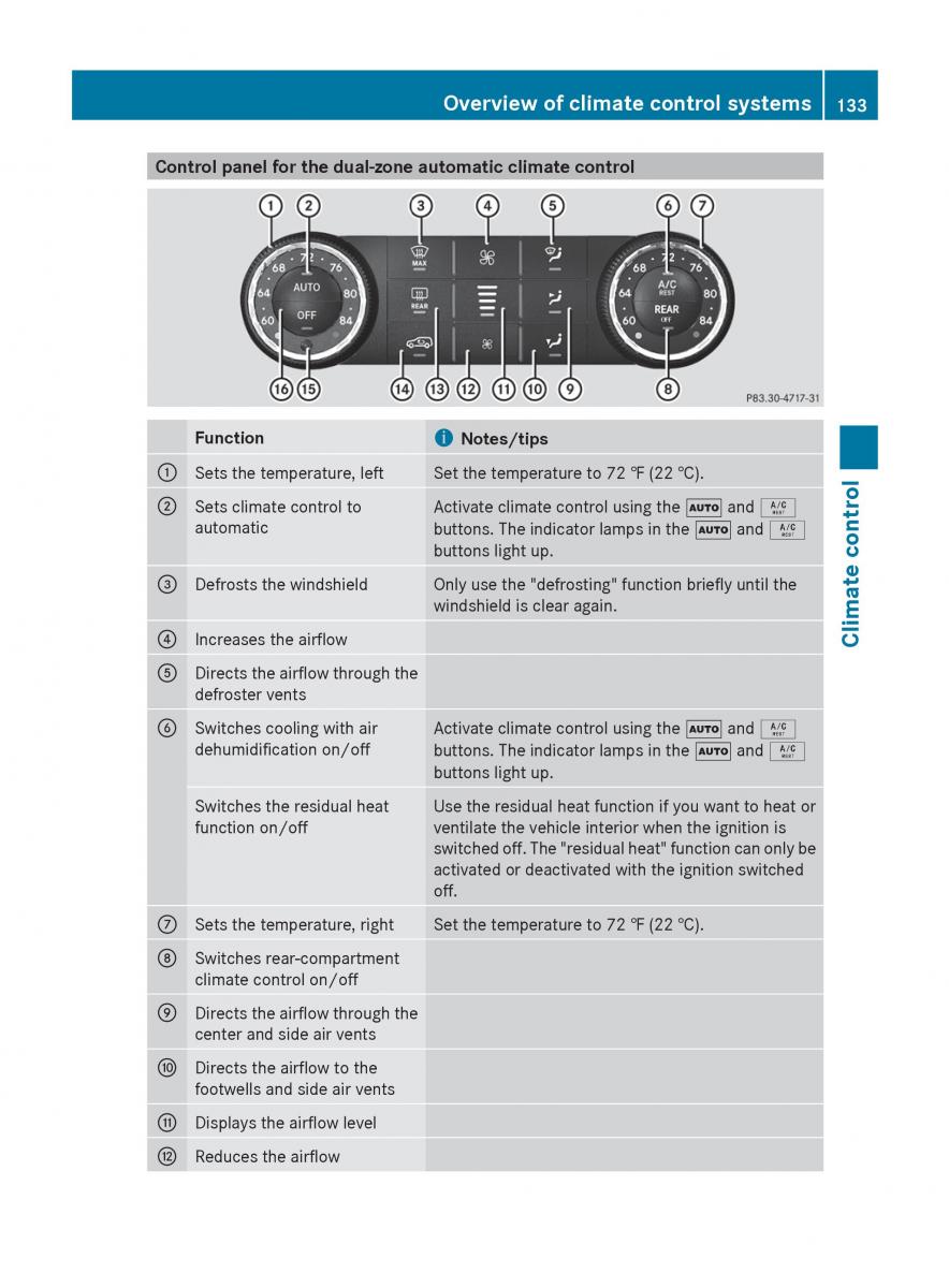 manual  Mercedes Benz R Class owners manual / page 135