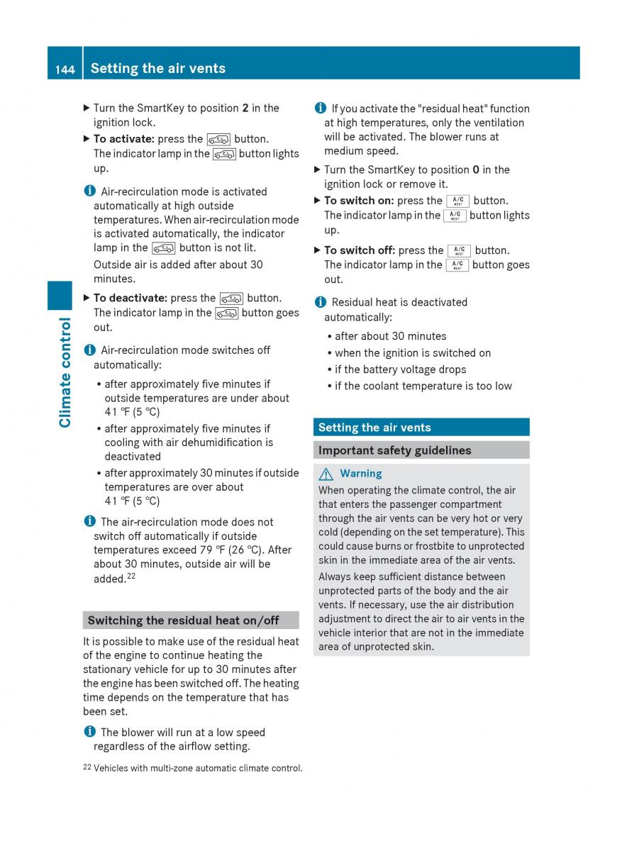 manual  Mercedes Benz R Class owners manual / page 146