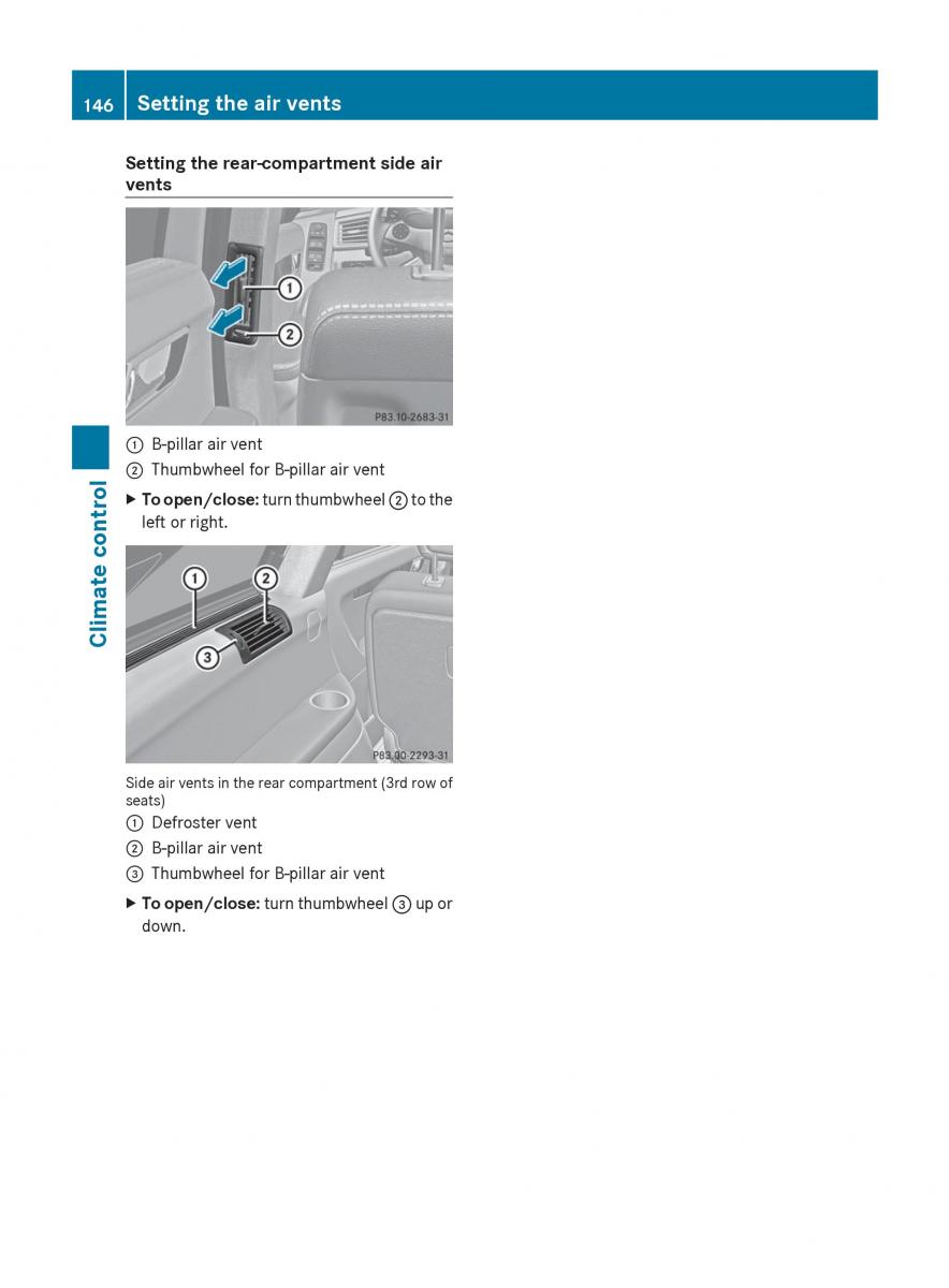 manual  Mercedes Benz R Class owners manual / page 148