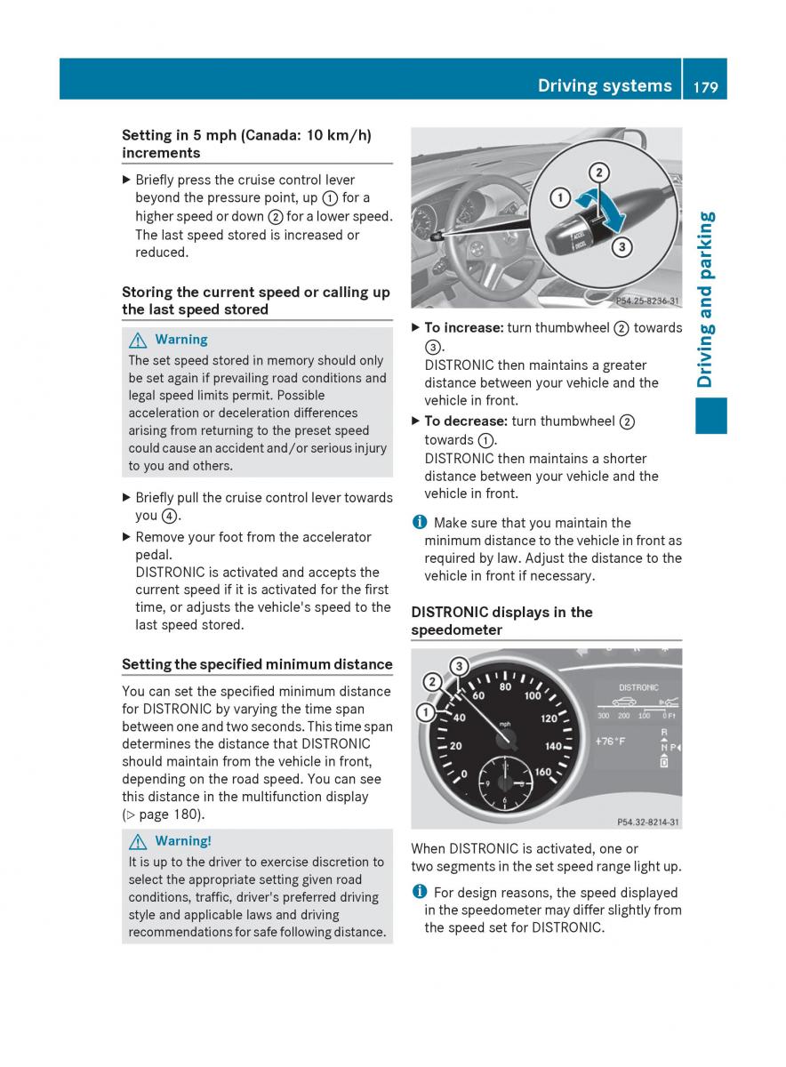 manual  Mercedes Benz R Class owners manual / page 181