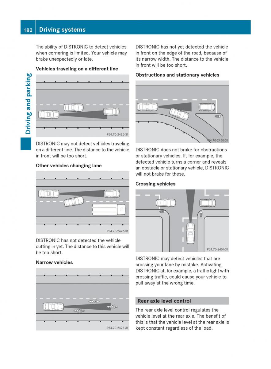 manual  Mercedes Benz R Class owners manual / page 184