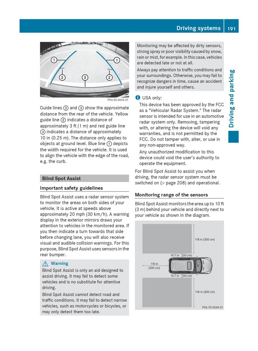 manual  Mercedes Benz R Class owners manual / page 193