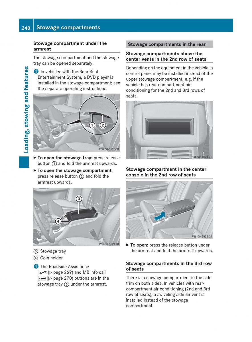 manual  Mercedes Benz R Class owners manual / page 250