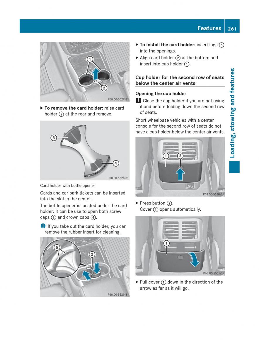 manual  Mercedes Benz R Class owners manual / page 263