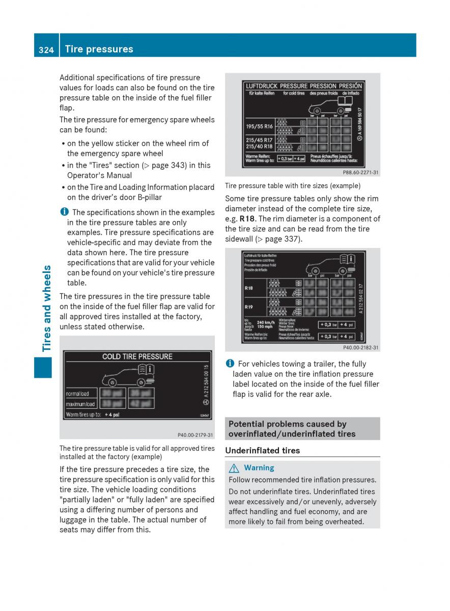 manual  Mercedes Benz R Class owners manual / page 326