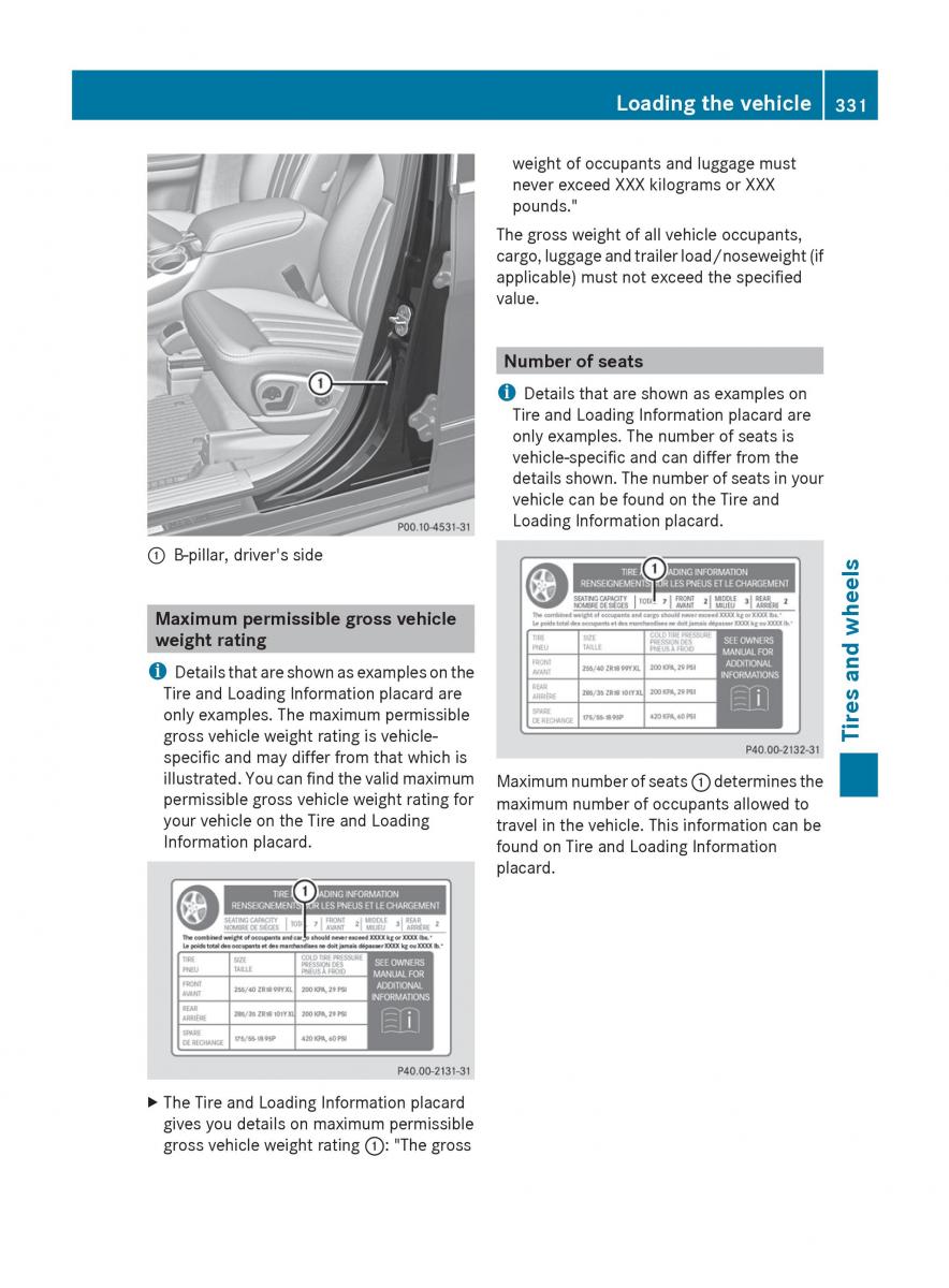 manual  Mercedes Benz R Class owners manual / page 333