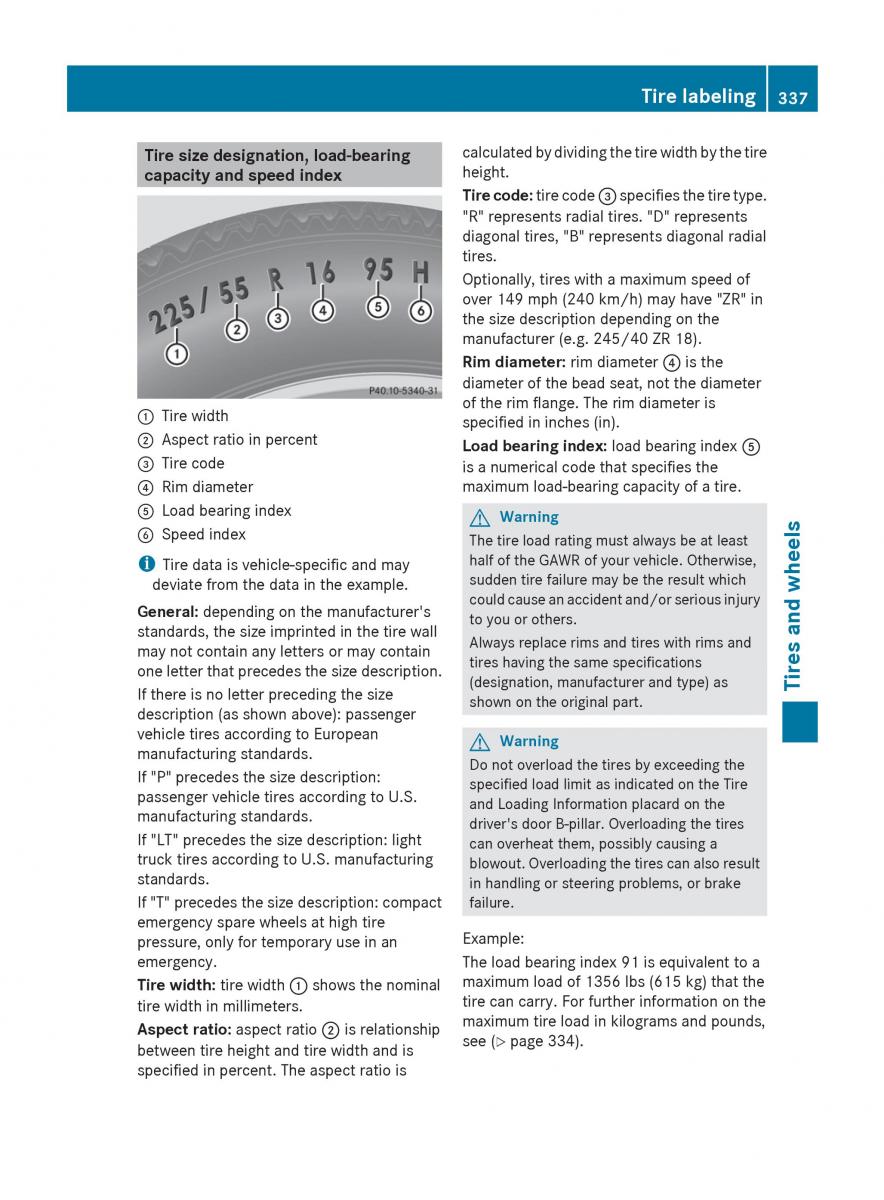 manual  Mercedes Benz R Class owners manual / page 339