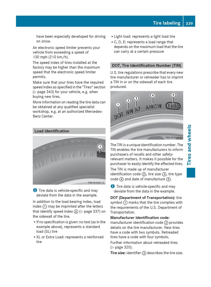 manual  Mercedes Benz R Class owners manual / page 341