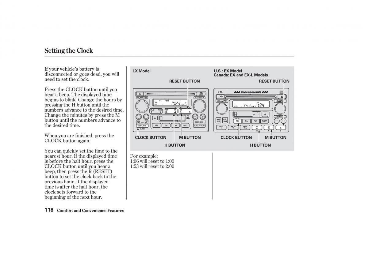 Honda CR V II 2 owners manual / page 123