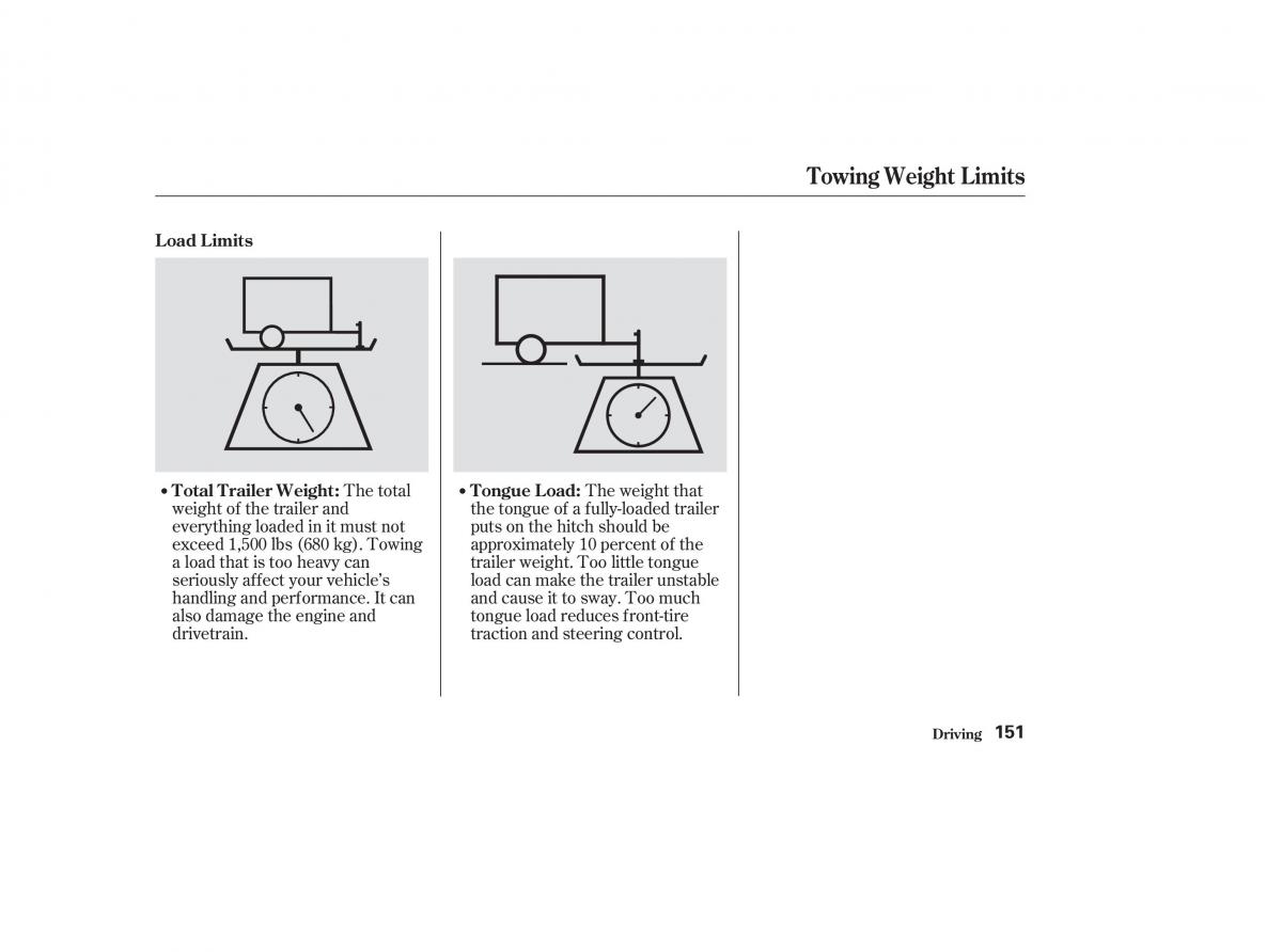 Honda CR V II 2 owners manual / page 156