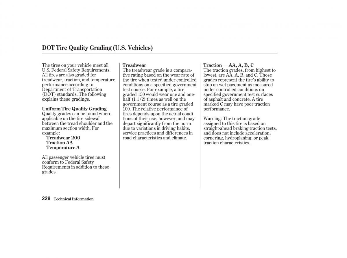 Honda CR V II 2 owners manual / page 233