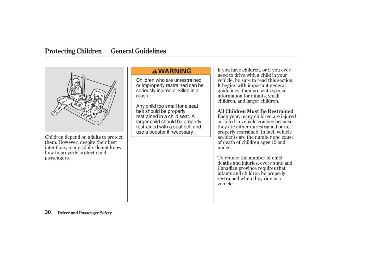 Honda CR V II 2 owners manual / page 35