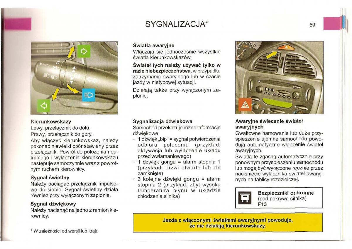 Citroen C5 I 1 instrukcja obslugi / page 57