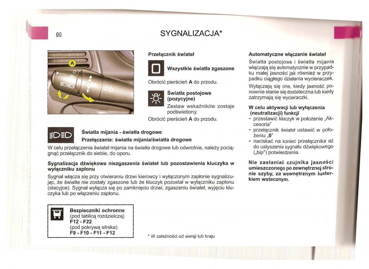 Citroen C5 I 1 instrukcja obslugi / page 58