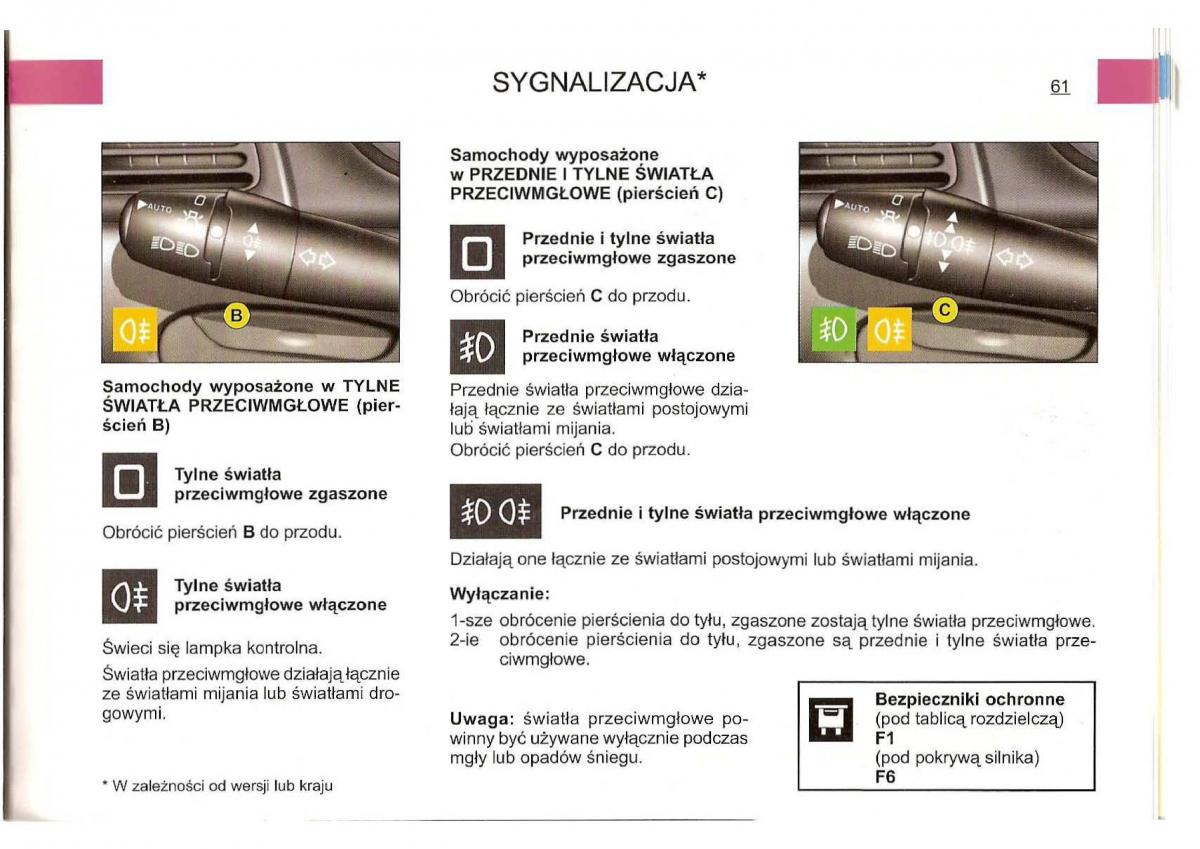 Citroen C5 I 1 instrukcja obslugi / page 59