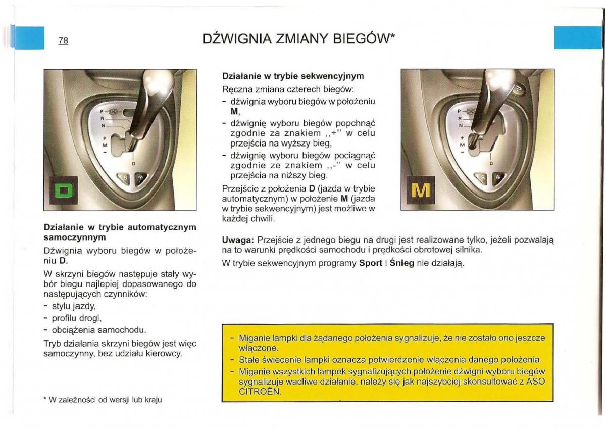 Citroen C5 I 1 instrukcja obslugi / page 76