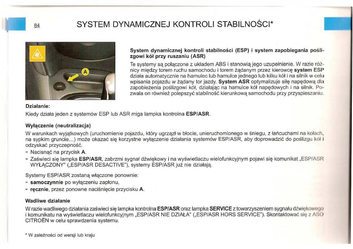 Citroen C5 I 1 instrukcja obslugi / page 81