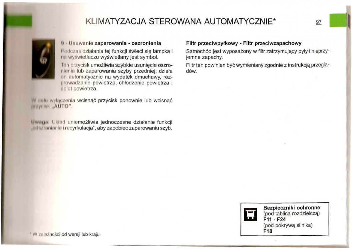 Citroen C5 I 1 instrukcja obslugi / page 95