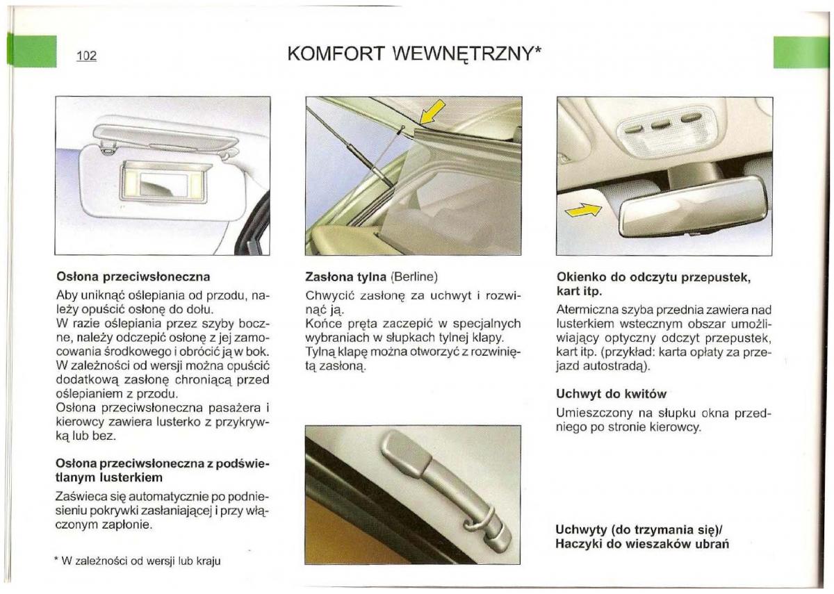 Citroen C5 I 1 instrukcja obslugi / page 100