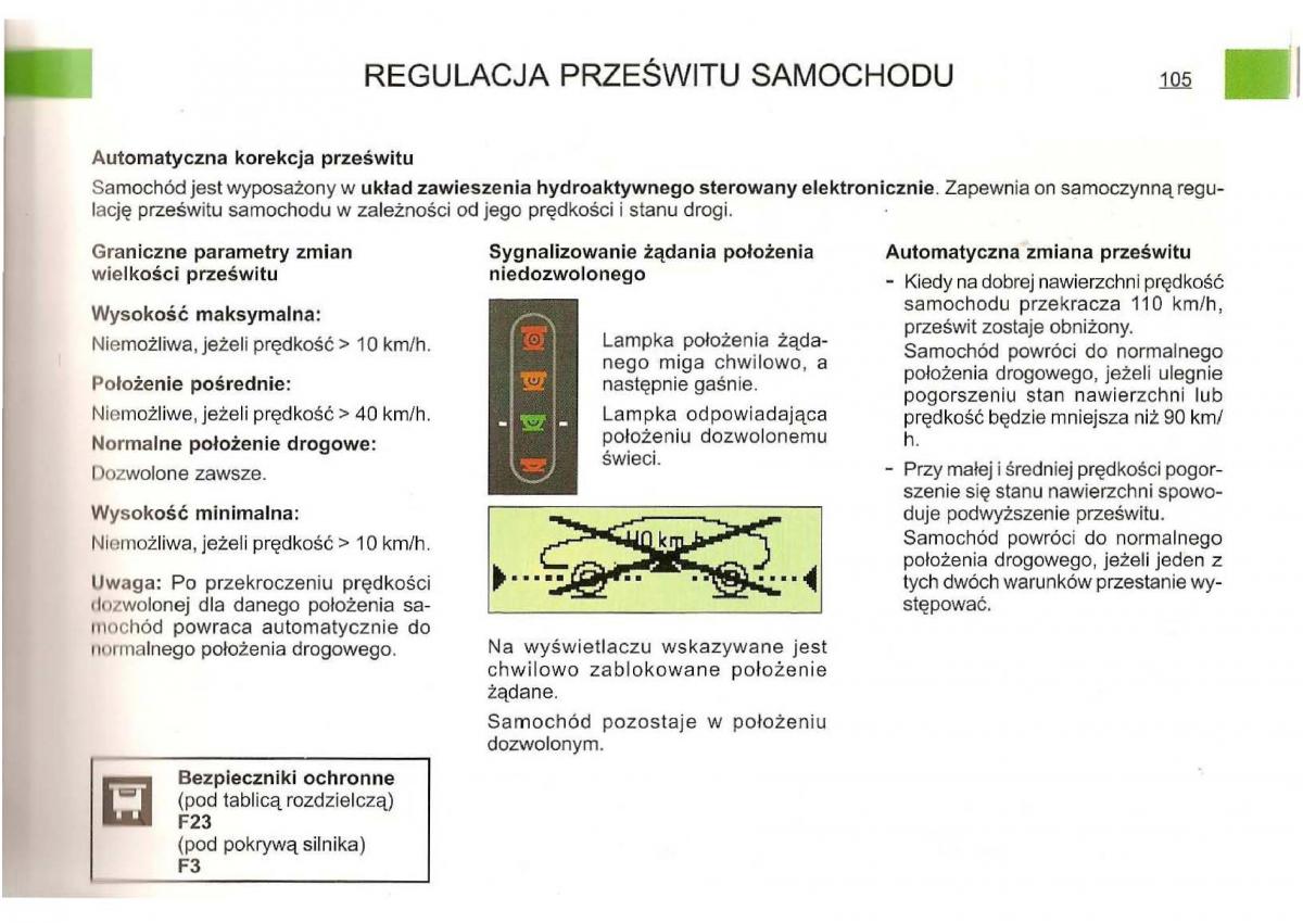 Citroen C5 I 1 instrukcja obslugi / page 103