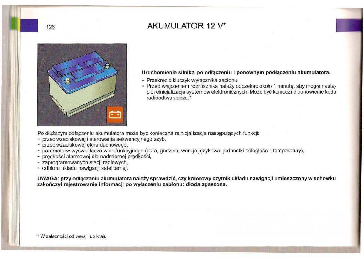 Citroen C5 I 1 instrukcja obslugi / page 123