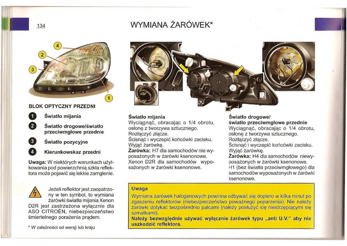 Citroen C5 I 1 instrukcja obslugi / page 131