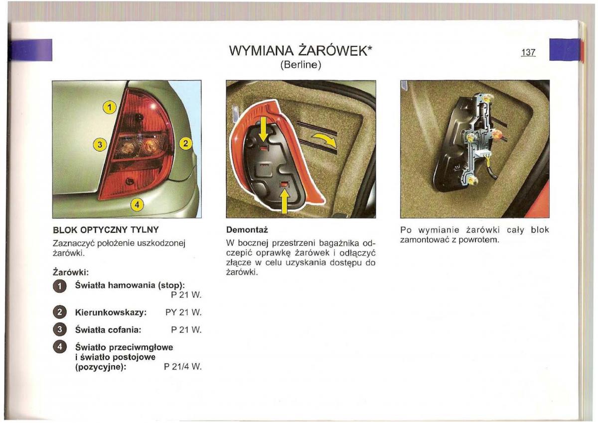 Citroen C5 I 1 instrukcja obslugi / page 134